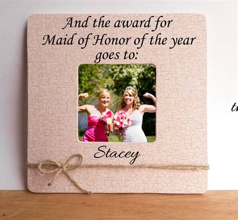 maid of honor photo frame